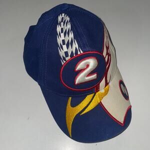 Nascar Jimmie Johnson Vintage Mascar Fan Velcro Fan Cap (0344)